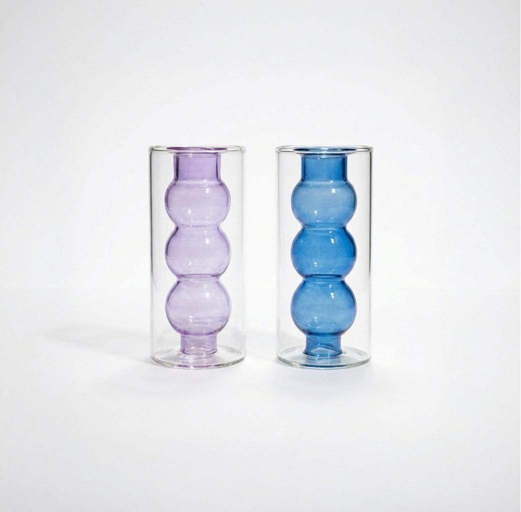 *Pre Order* Lavender and Cobalt Salt and Pepper Shakers