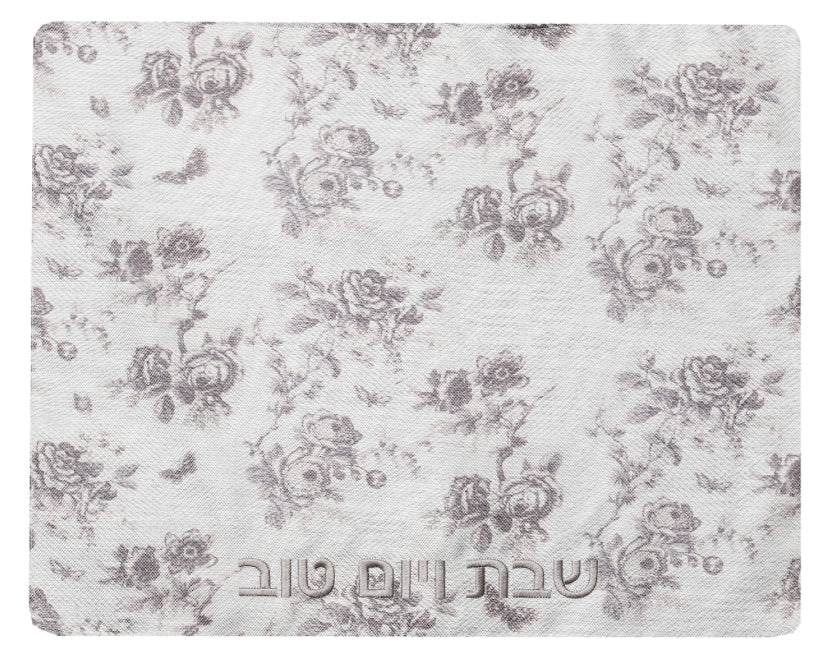 Mauve Floral Challa Cover