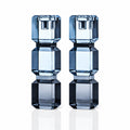 Slate Blue Color Block Candle Sticks