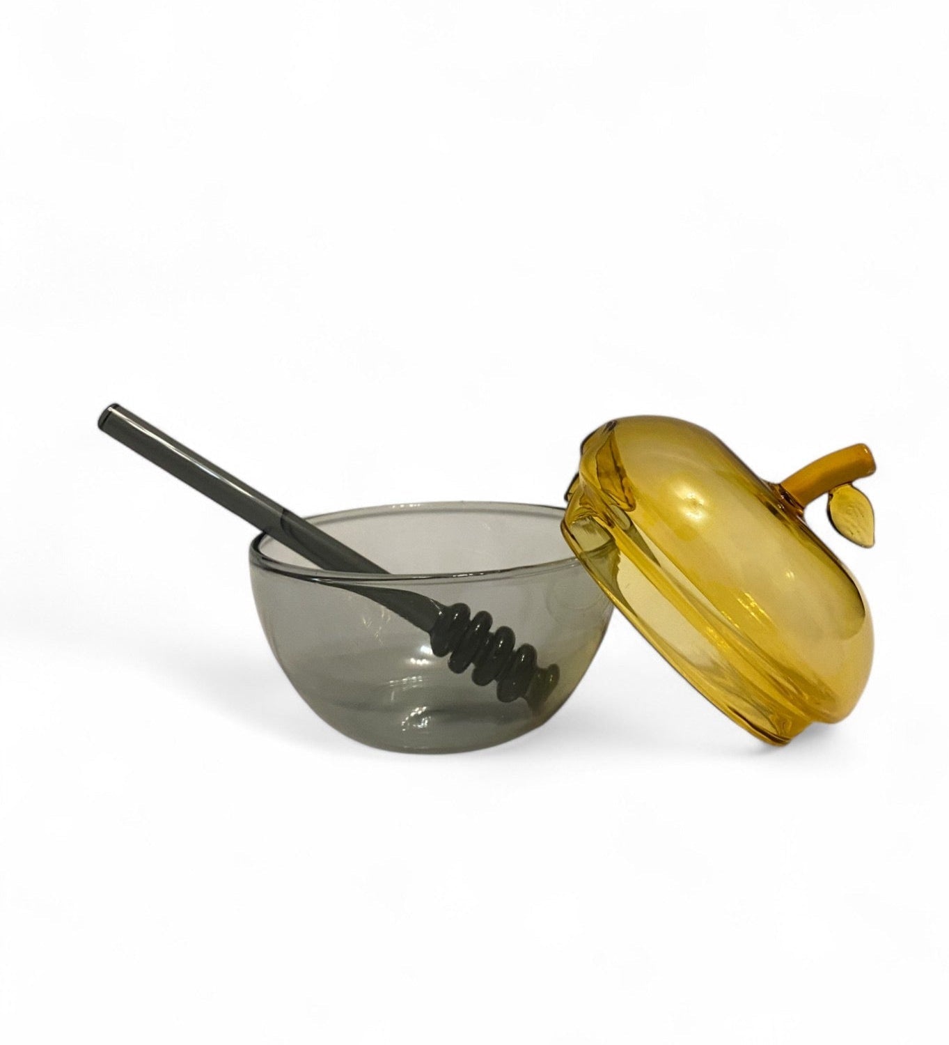 Smoke & Gold Honey Dish