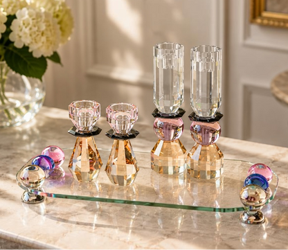 Multicolor Crystal Orb Tray