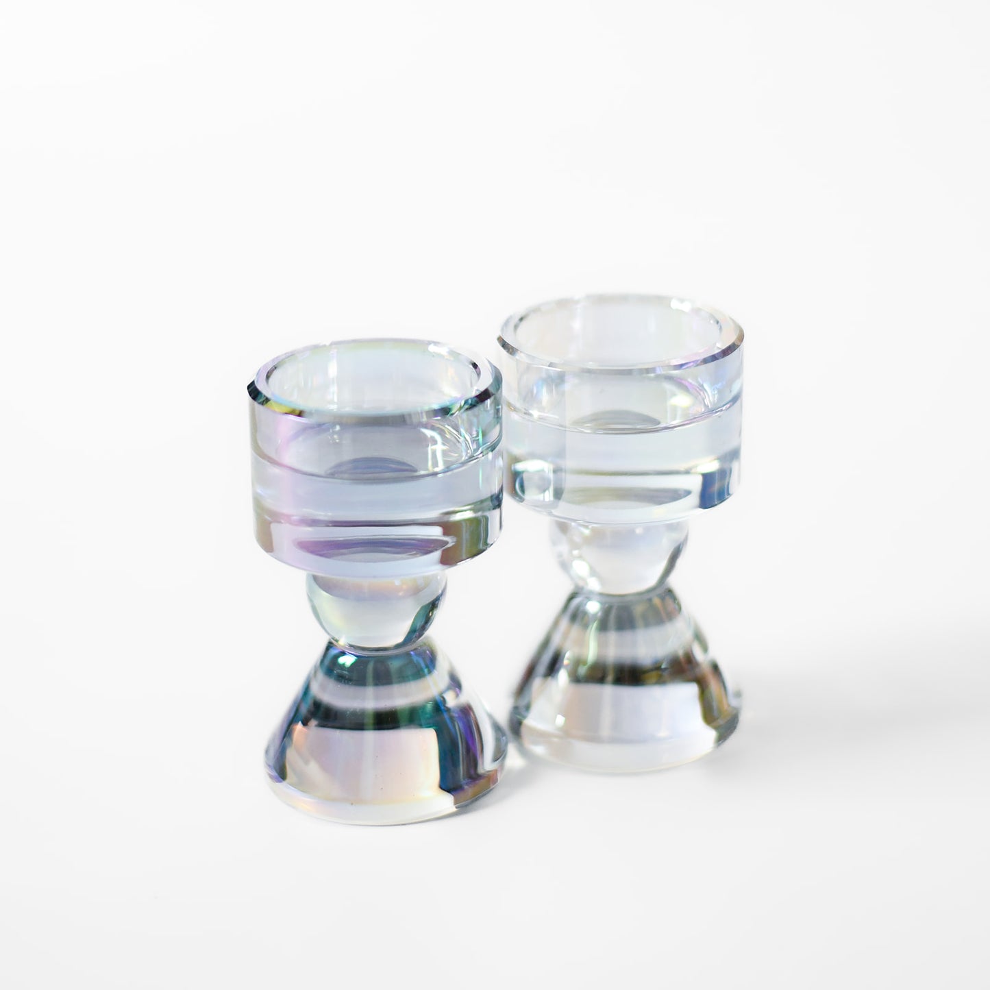 Iridescent Tealight Holders *With Slight Imperfections*