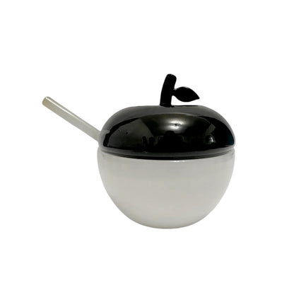 Black & White Honey Dish