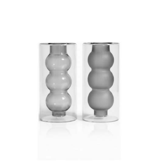 Smoke Salt and Pepper Shakers