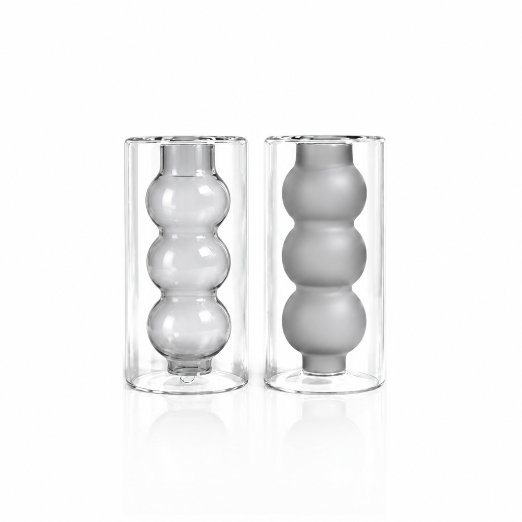 Smoke Salt and Pepper Shakers