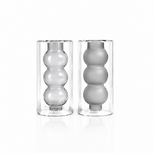 Smoke Salt and Pepper Shakers