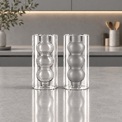 Smoke Salt and Pepper Shakers