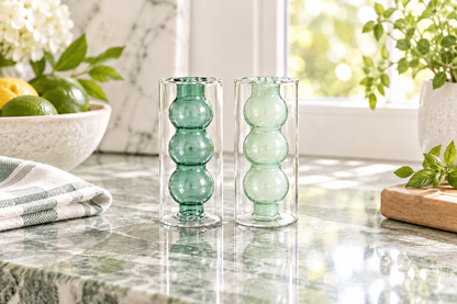Sage Green Salt and Pepper Shakers